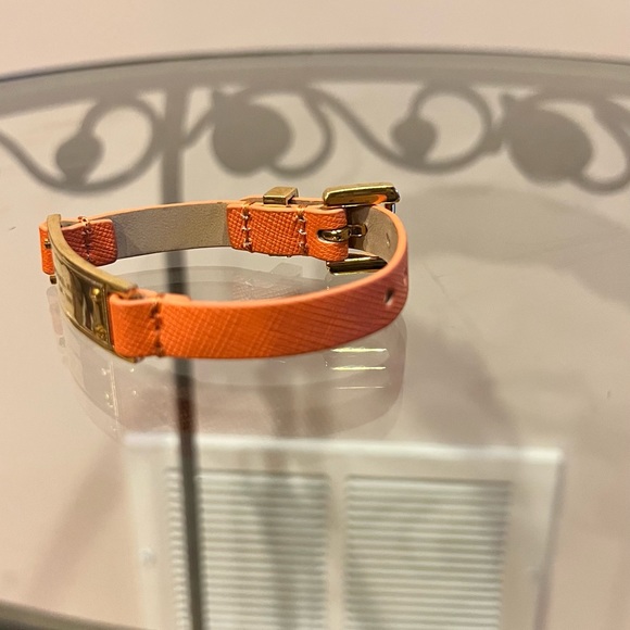 Michael Kors Orange Leather Buckle Bracelet 🧡 - Picture 5 of 6